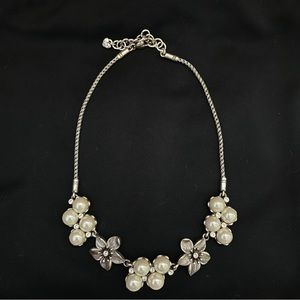 Brighton “Catch The Moon” 17”-19” Glass Pearl Necklace
